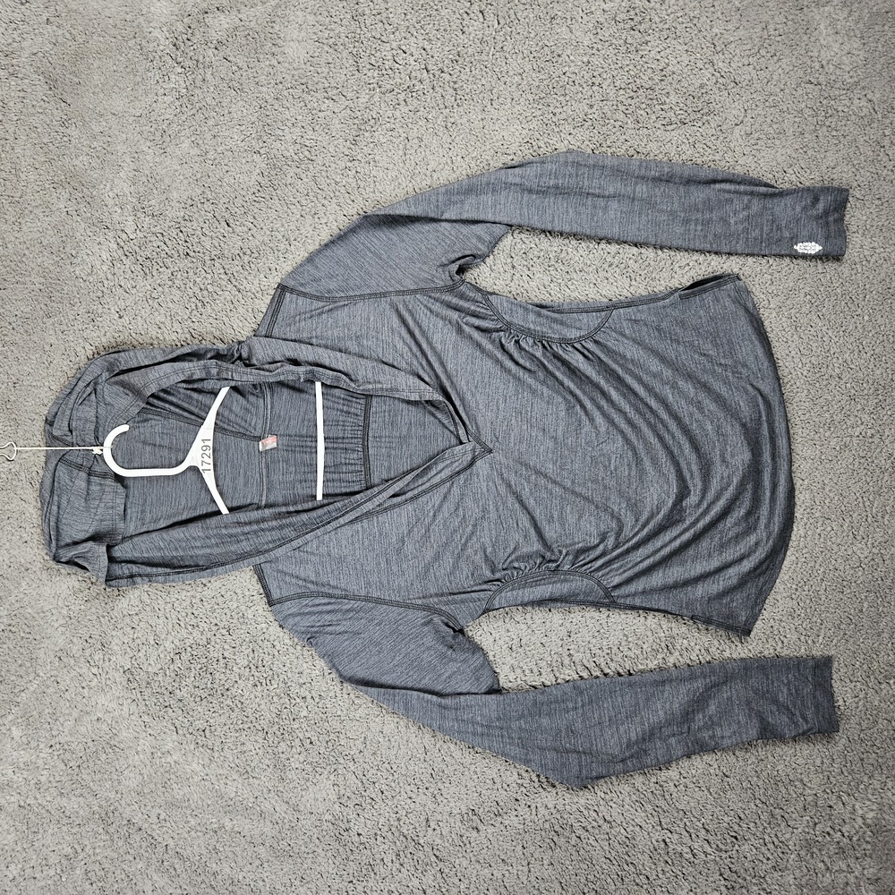 Free People Movement Hoodie Womens Large Gray Long Sleeve‎ Hooded Athleisure